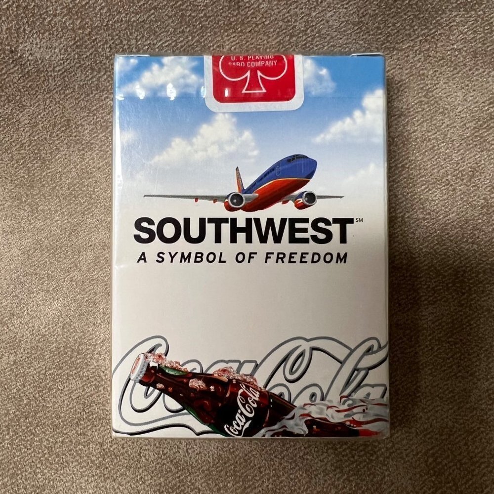 Southwest Airlines “A Symbol of Freedom” Coca Cola Playing Cards